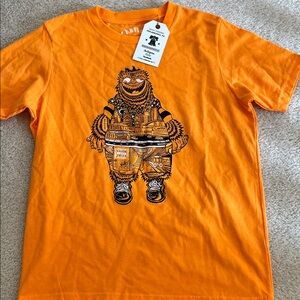 Orange Kids Gritty Custom Graphic T-Shirt